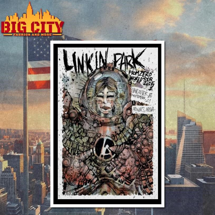 Linkin Park From Zero World Tour 2025 Poster Shirt