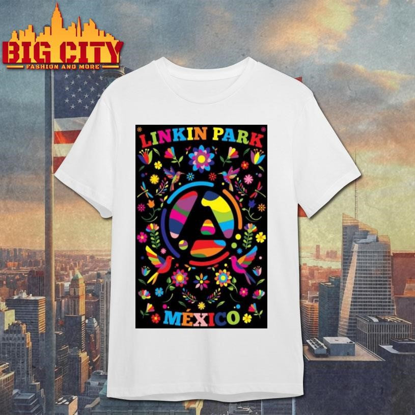 Linkin Park Mexico Tour Poster Shirt