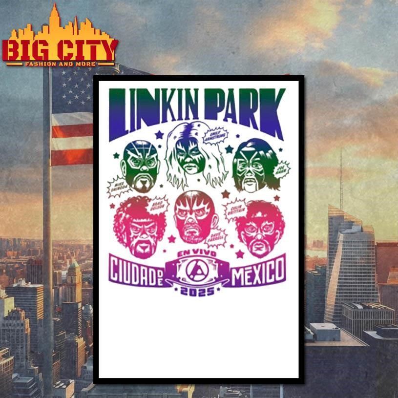 Linkin Park Nov 14 2025 Arena Mexico Shirt