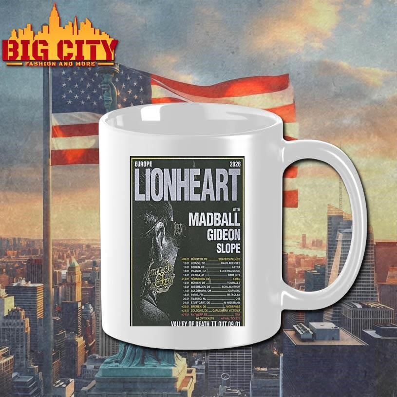 Lionheart Europe Tour 2026 Shirt