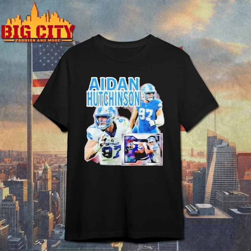 Lions Tyleik Williams Aidan Hutchinson Shirt