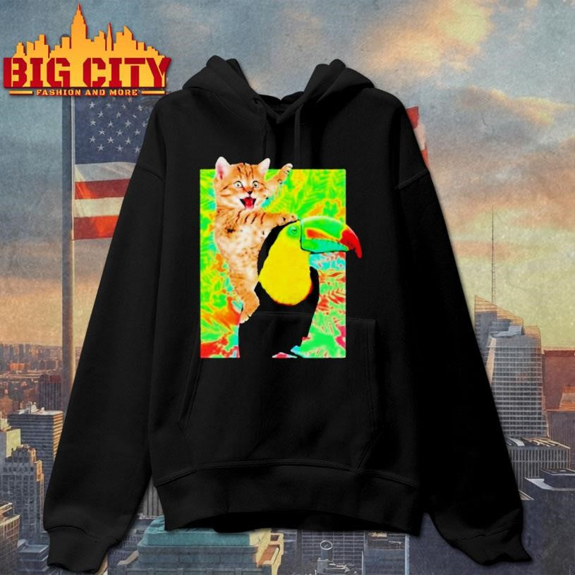 Liv And Maddie Joey Rooney Cat Toucan Ride Shirt