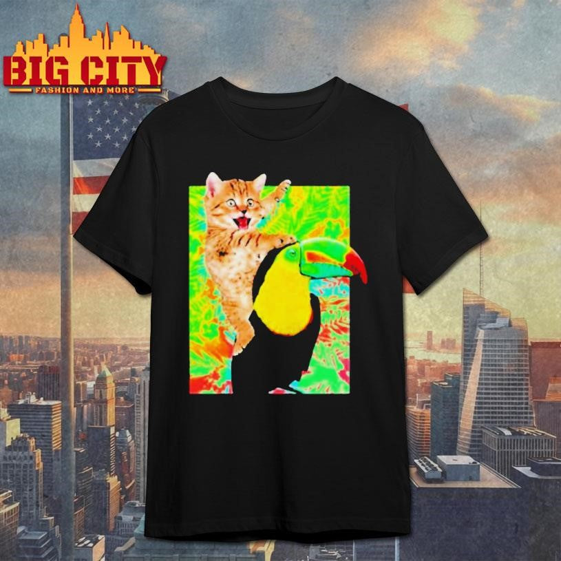 Liv And Maddie Joey Rooney Cat Toucan Ride Shirt