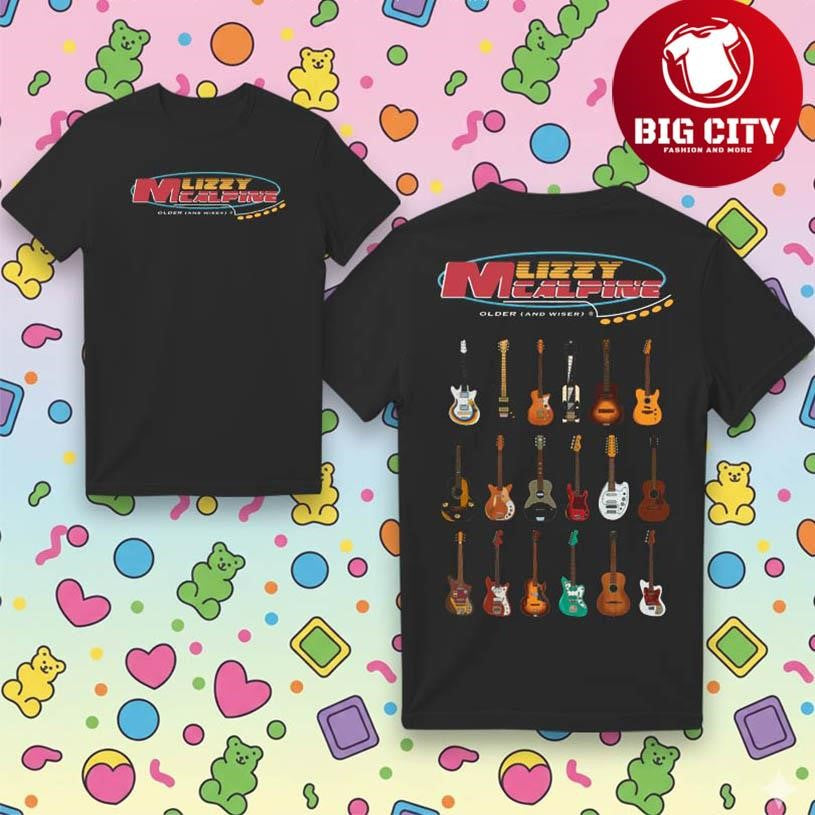 Lizzy McAlpine Older And Wiser Guitar Tour 2025 Two Sided Shirt