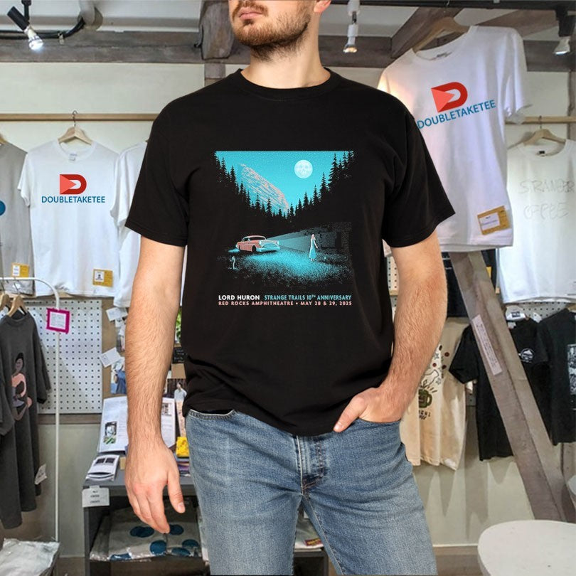 Official Lord Huron Morrison, CO Red Rocks Amphitheatre Event May 28 And 29, 2025 T-shirts