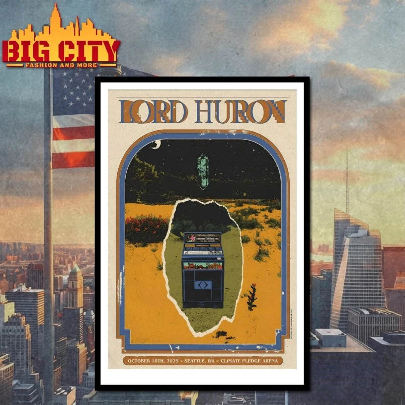 Lord Huron Seattle Tour On Oct 18 2025 Poster Shirt