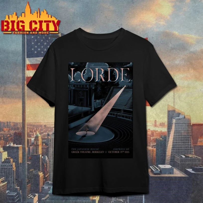 Lorde Oct 19 2025 The Greek Theatre Show Poster Shirt