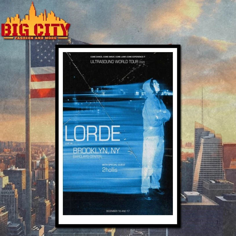 Lorde Ultrasound Dec 16-17, 2025 Brooklyn, NY Poster shirt