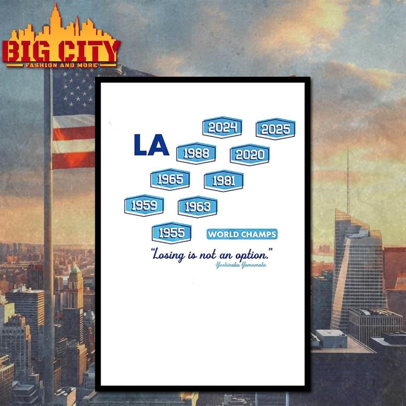 Los Angeles Baseball Nine-Time World Champs Shirt