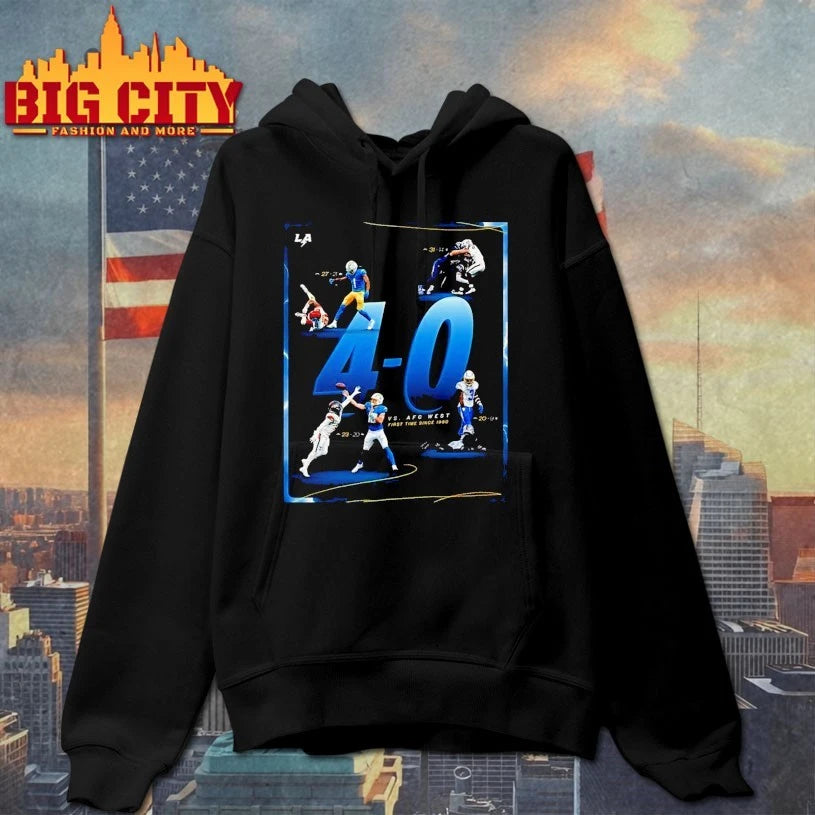 Los Angeles Chargers Job’s Not Finished 4-0 shirt