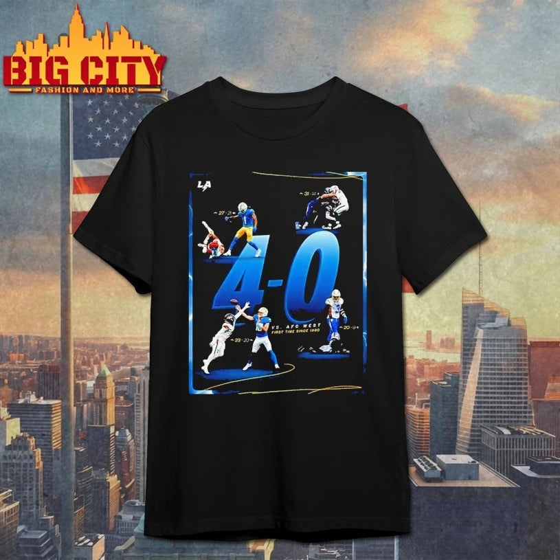 Los Angeles Chargers Job’s Not Finished 4-0 shirt