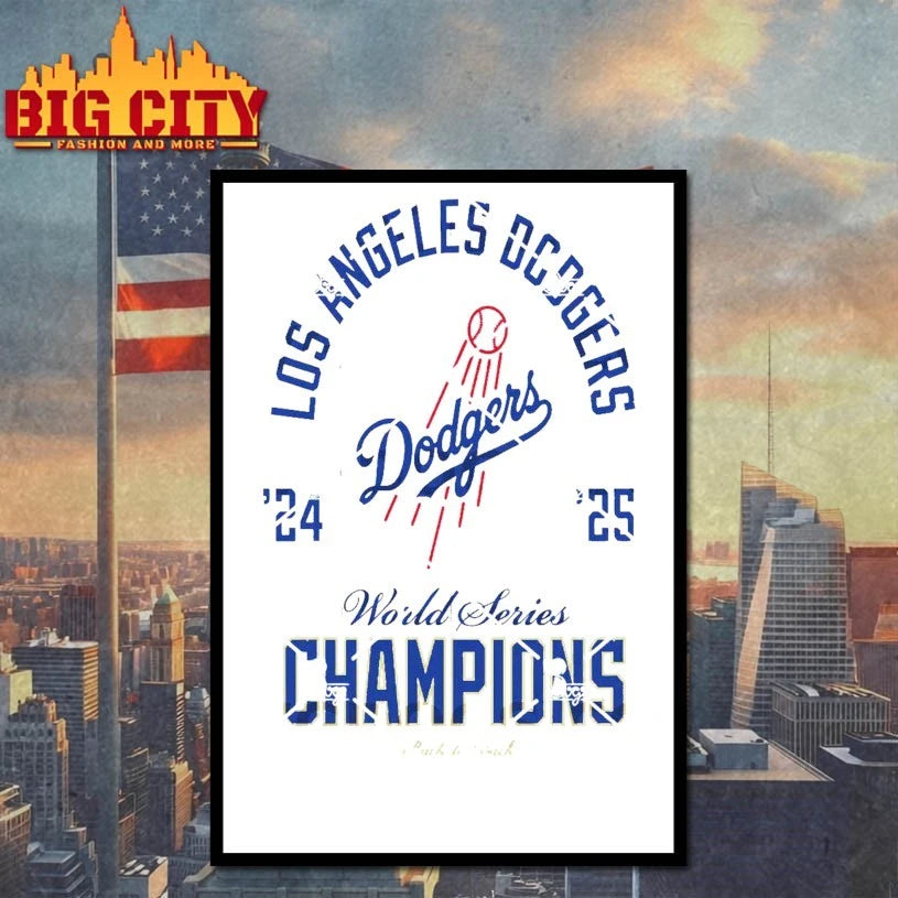 Los Angeles Dodgers 2024 2025 World Series Champions Back To Back Shirt
