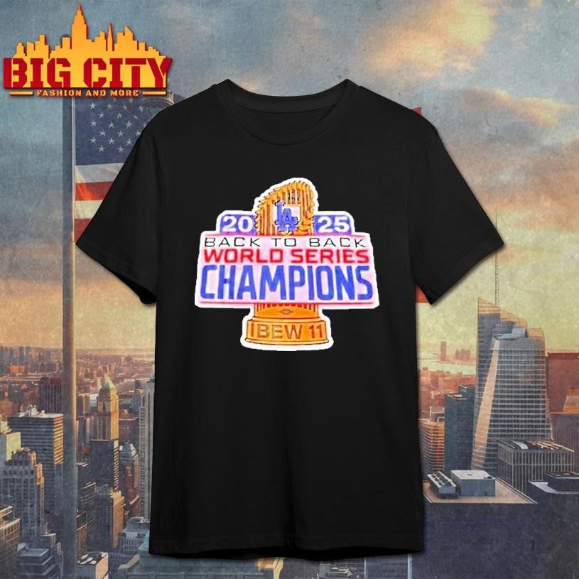Los Angeles Dodgers 2025 Back To Back World Series Champions Shirt