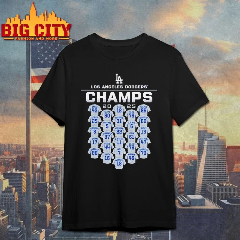 Los Angeles Dodgers 2025 Champs All shirt members shirt