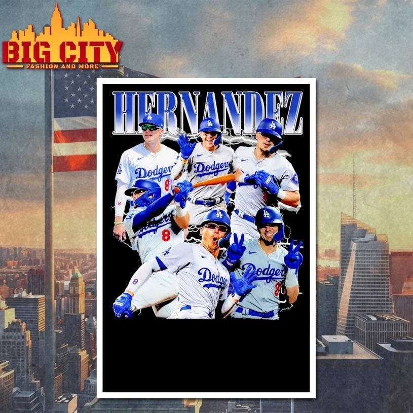 Los Angeles Dodgers 2025 Hernandez Graphic Shirt