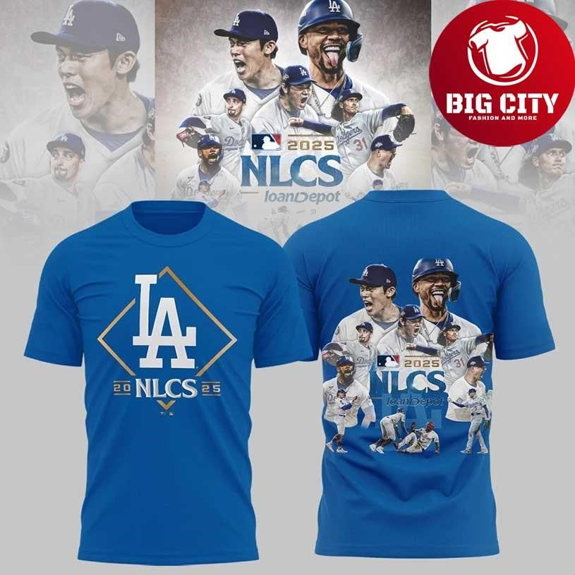 Los Angeles Dodgers 2025 NLCS Let’s Go Dodgers Shirt