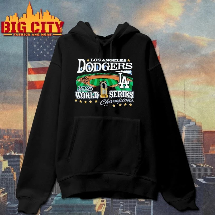 Los Angeles Dodgers 2025 World Series Champions Franklin Star Stadium Shirt