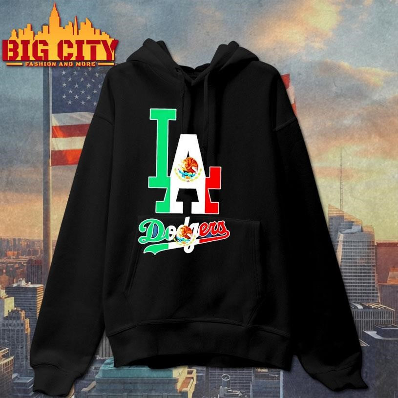 Los Angeles Dodgers Baseball X Mexican Flag Shirt