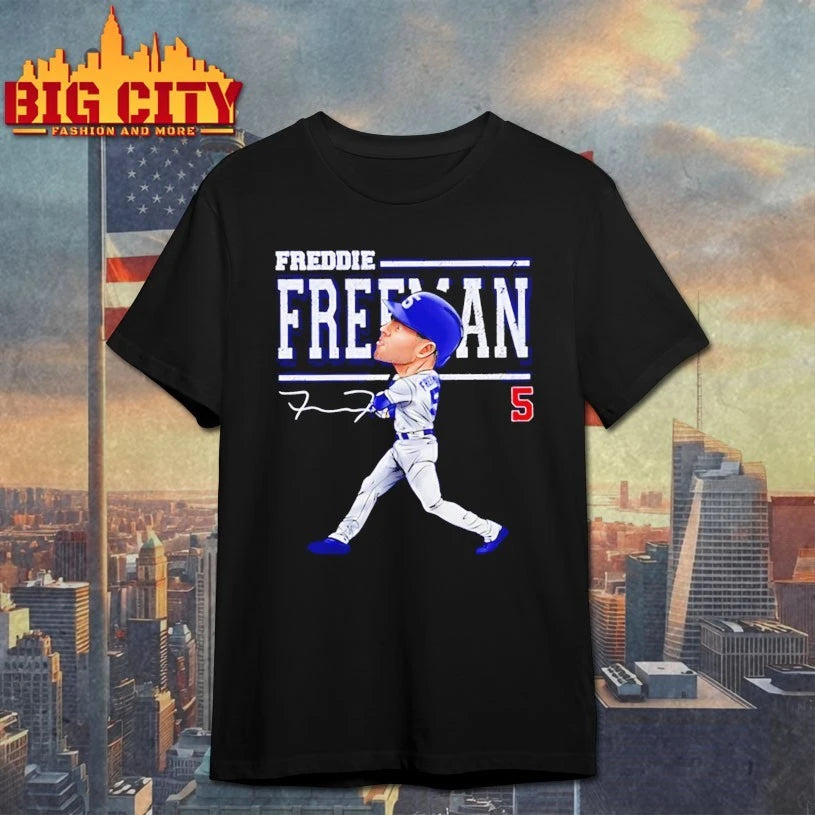 Los Angeles Dodgers Freddie Freeman cartoon signature Shirt