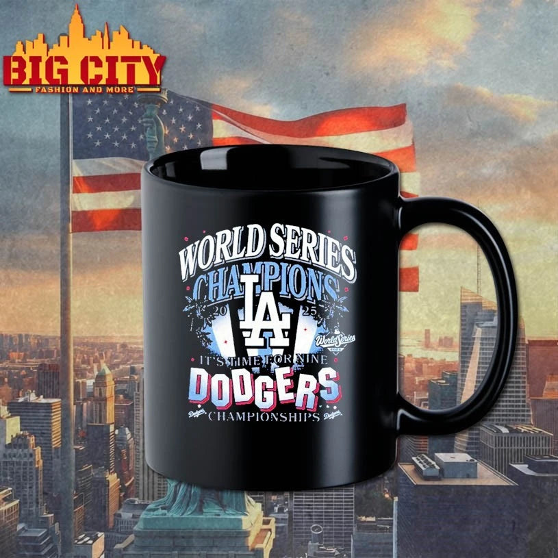 Los Angeles Dodgers It’s Time For Nine 2025 World Series Champions Shirt