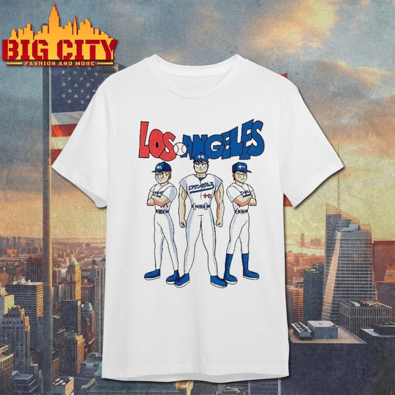 Los Angeles Dodgers baseball x Gragon Ball Z shirt