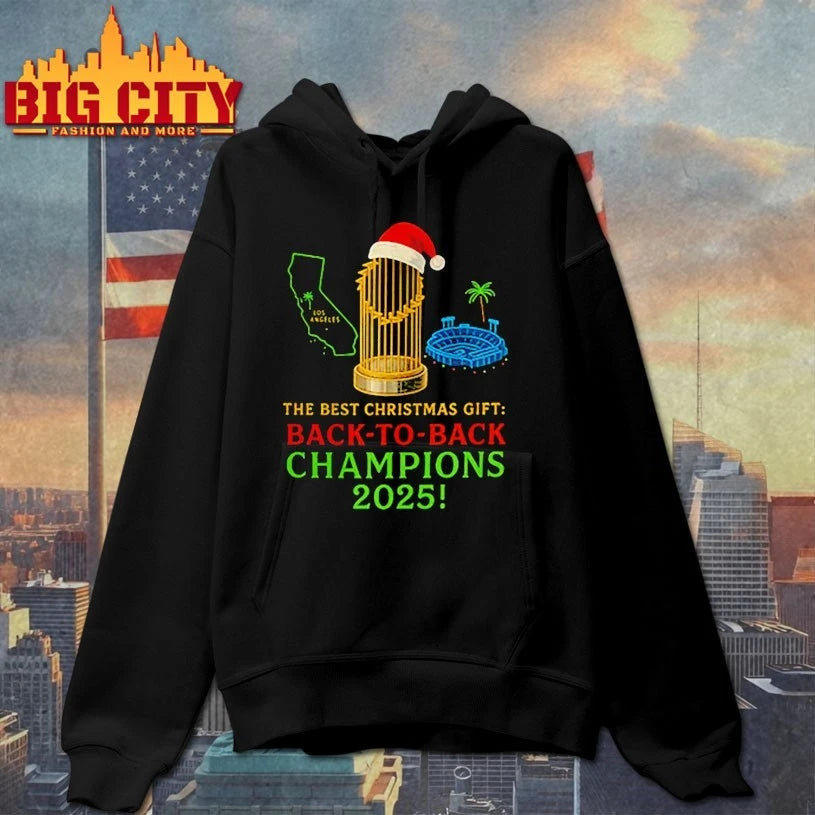 Los Angeles Dodgers the best Christmas Gift Back to back champions 2025 Shirt