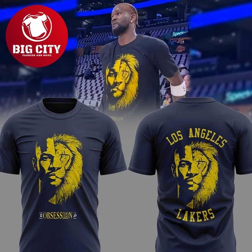 Los Angeles Lakers DA The Lion Two Sided Shirt