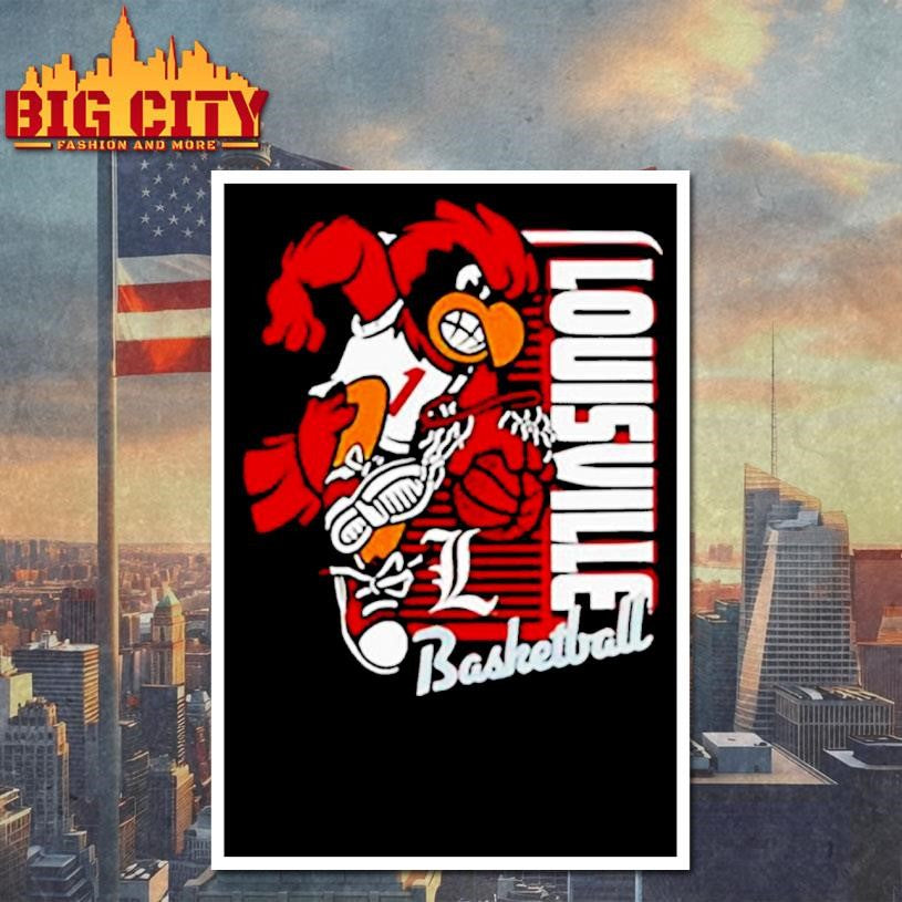 Louisville Cardinals Red Modern Mascot Basketball shirt