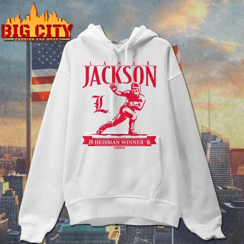 Louisville Football Lamar Jackson Heisman Trophy shirt
