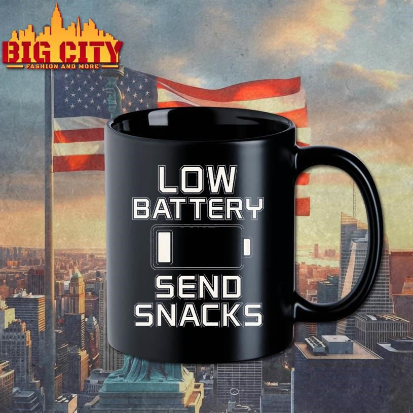 Low Battery Send Snacks Shirt