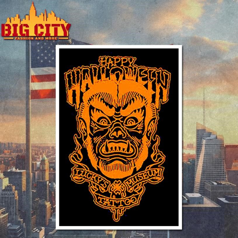 Lucky Supply Wolfman Halloween New Shirt