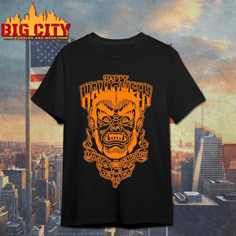 Lucky Supply Wolfman Halloween New Shirt