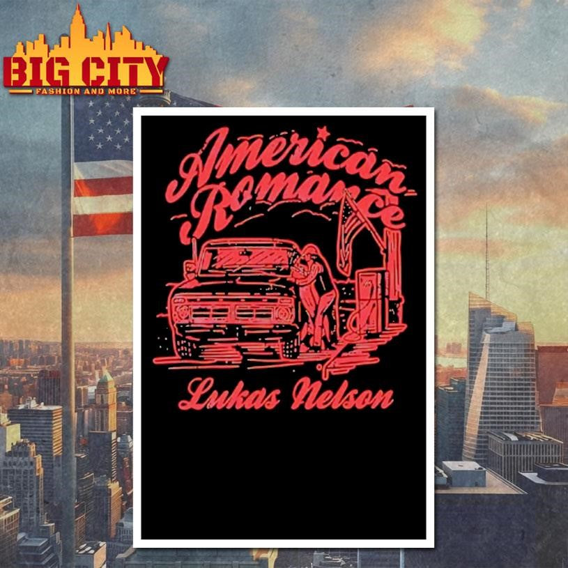Lukas Nelson American Romance Tour 2025 Grammy Winning American Singer Shirt