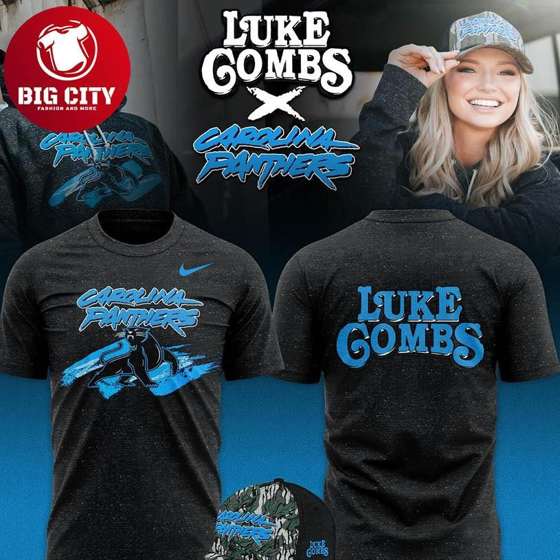Luke Combs Carolina Panthers 2025 North Carolina Boy Two Sided Shirt
