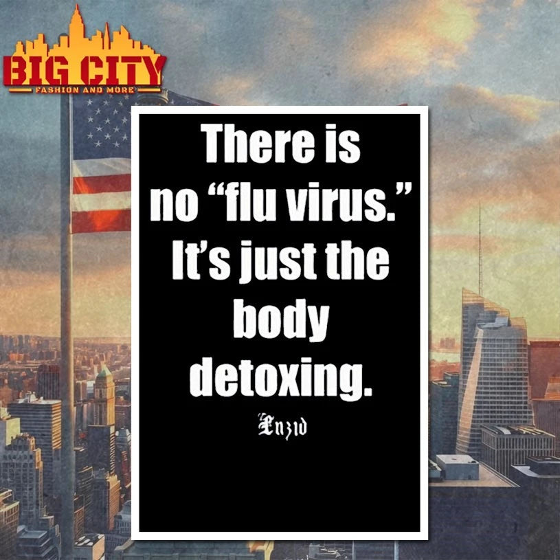 Luzid There Is No Flu Virus It’s Just The Body Detoxing luzid shirt