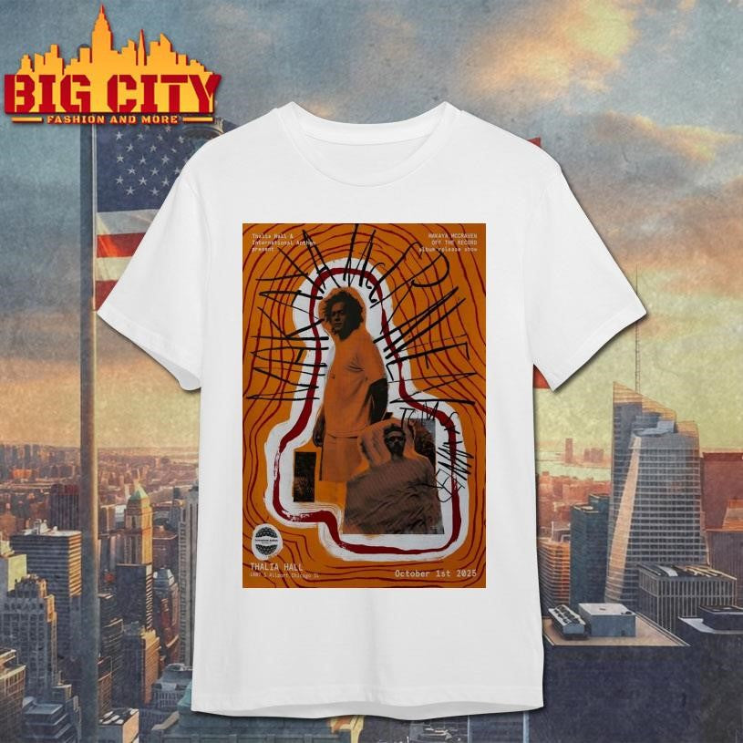 MAKAYA MCCRAVEN and TOM SKINNER 10.1.2025 Chicago IL Poster Shirt
