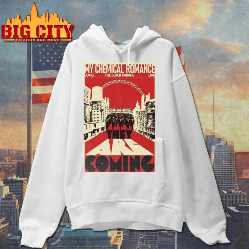 MCR 2025 Long The Black Padade Live They Are Coming Poster shirt