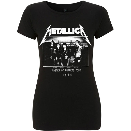 Metallica Ladies T-Shirt: MOP Photo Damage Inc Tour