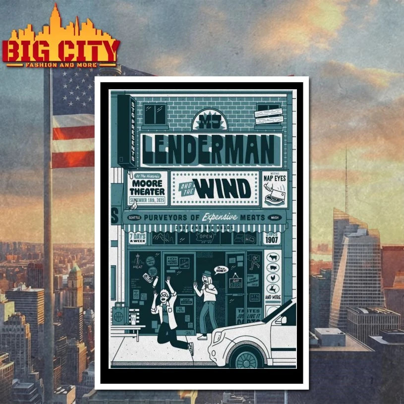 MJ Lenderman And The Wind Seattle Tour On Sep 18 2025 Poster poster shirt