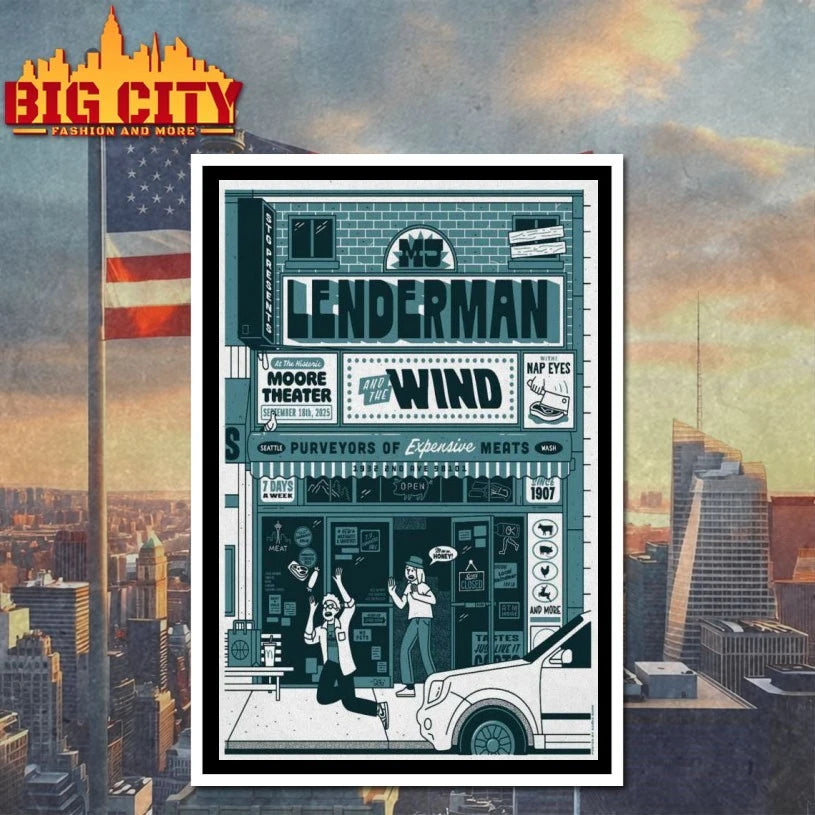 MJ Lenderman Sep 18, 2025 Moore Theatre. Seattle, WA Poster shirt