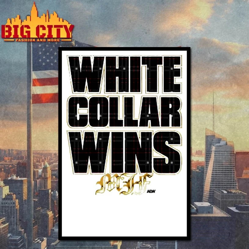 MJF – White Collar Wins shirts