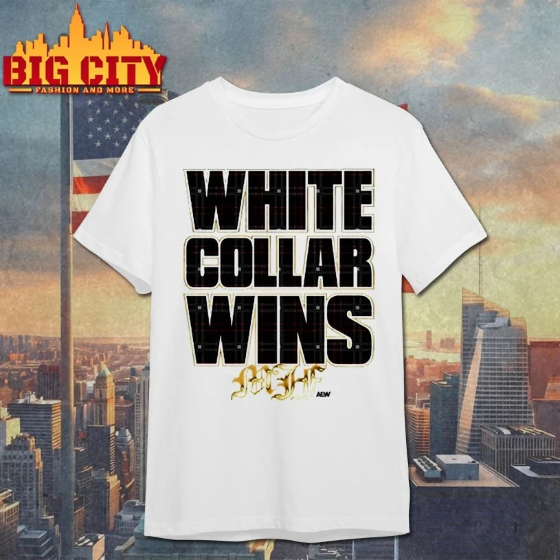 MJF – White Collar Wins shirts