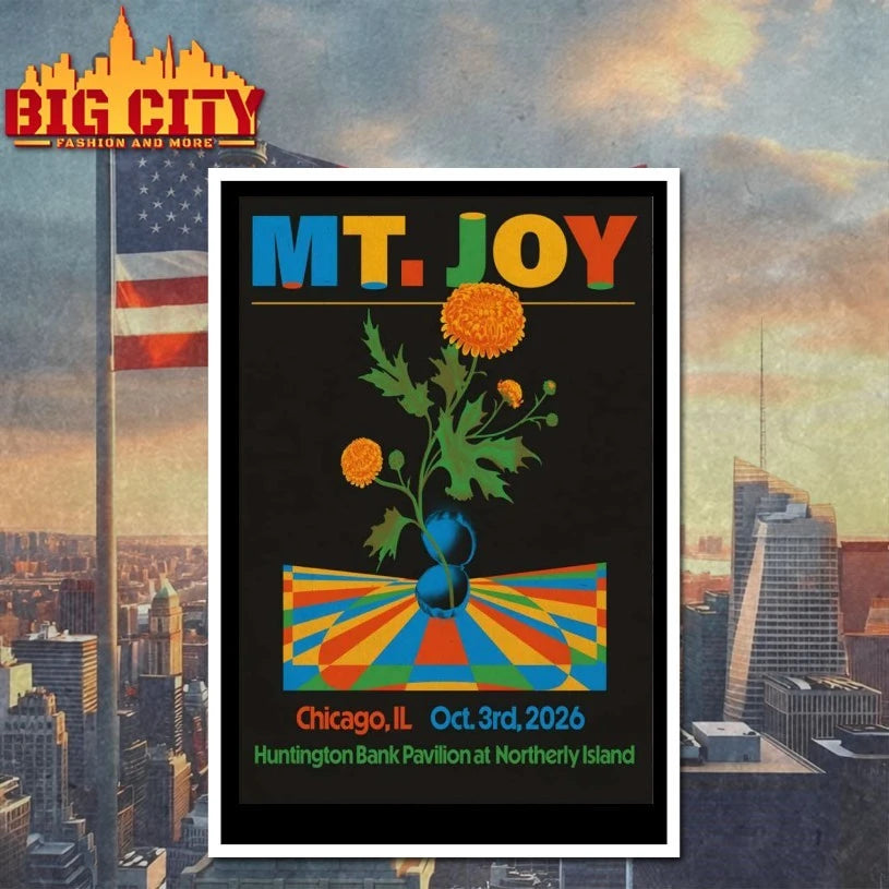 MT. Joy Oct 3 2026 In Chicago IL Poster shirt