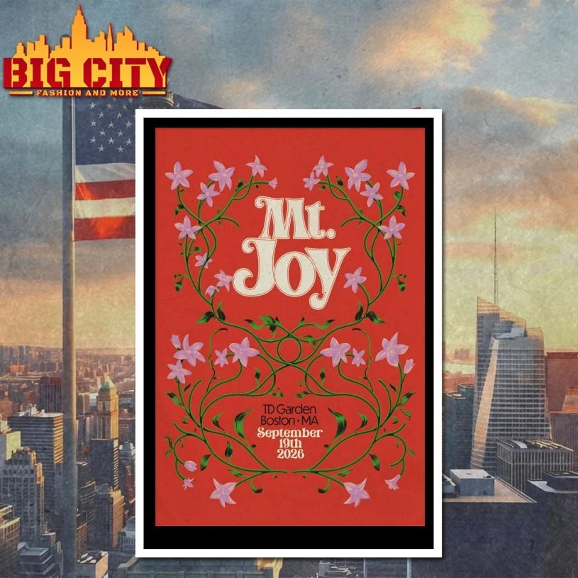 MT. Joy Sept 19 2026 TD Garden In Boston MA Poster shirt
