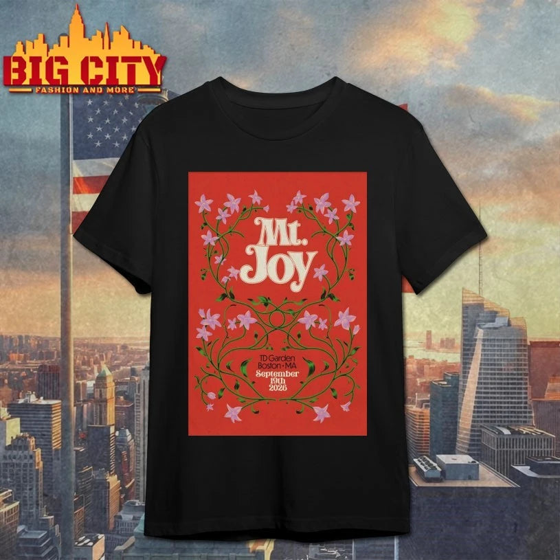 MT. Joy Sept 19 2026 TD Garden In Boston MA Poster shirt