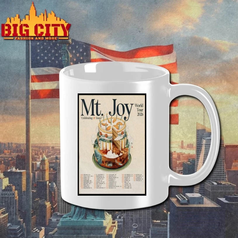 MT. Joy World Tour 2026 Celebrating 10 Years Poster shirt