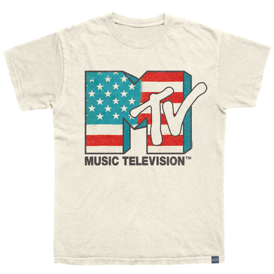 MTV Made in USA T-Shirt, AMERICAN FLAG