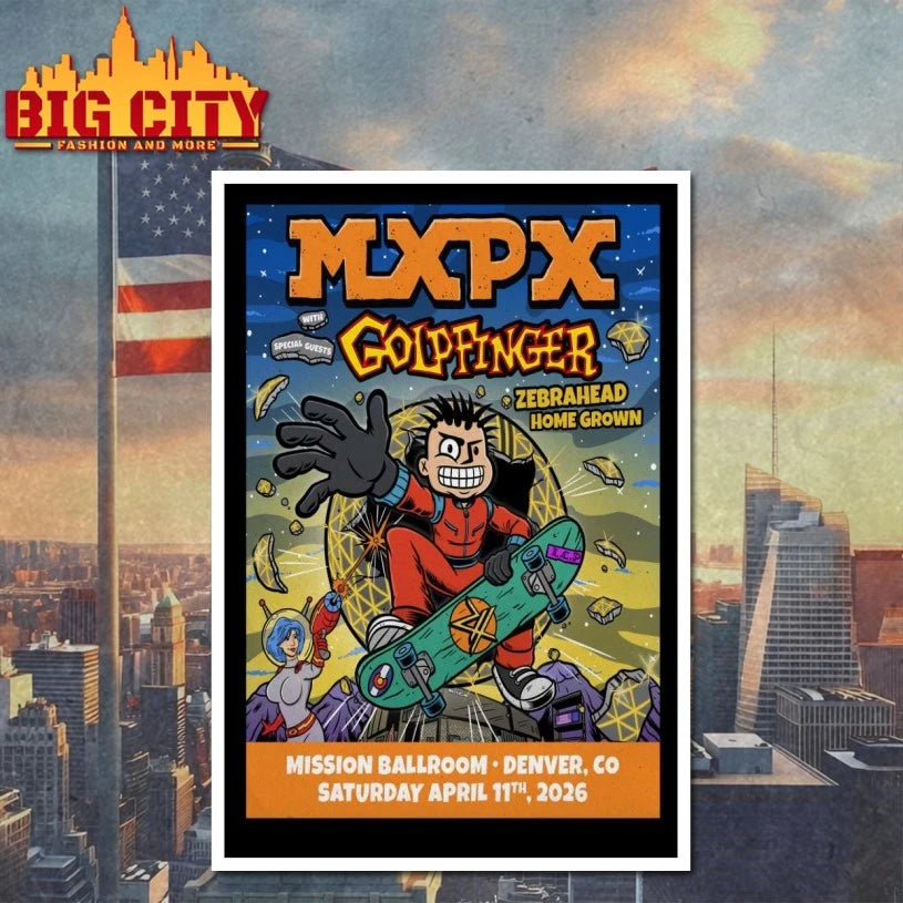 MXPX April 11 2026 In Denver CO Poster shirt