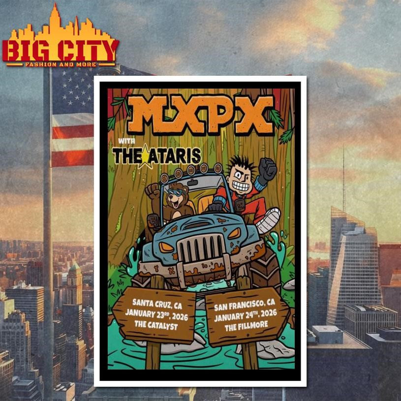 MXPX California January 23-24 2026 Poster Shirt