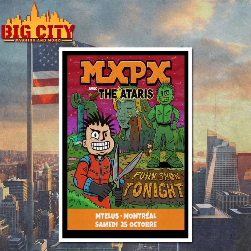 MXPX Oct 25 2025 MTELUS in Montreal Poster Shirt